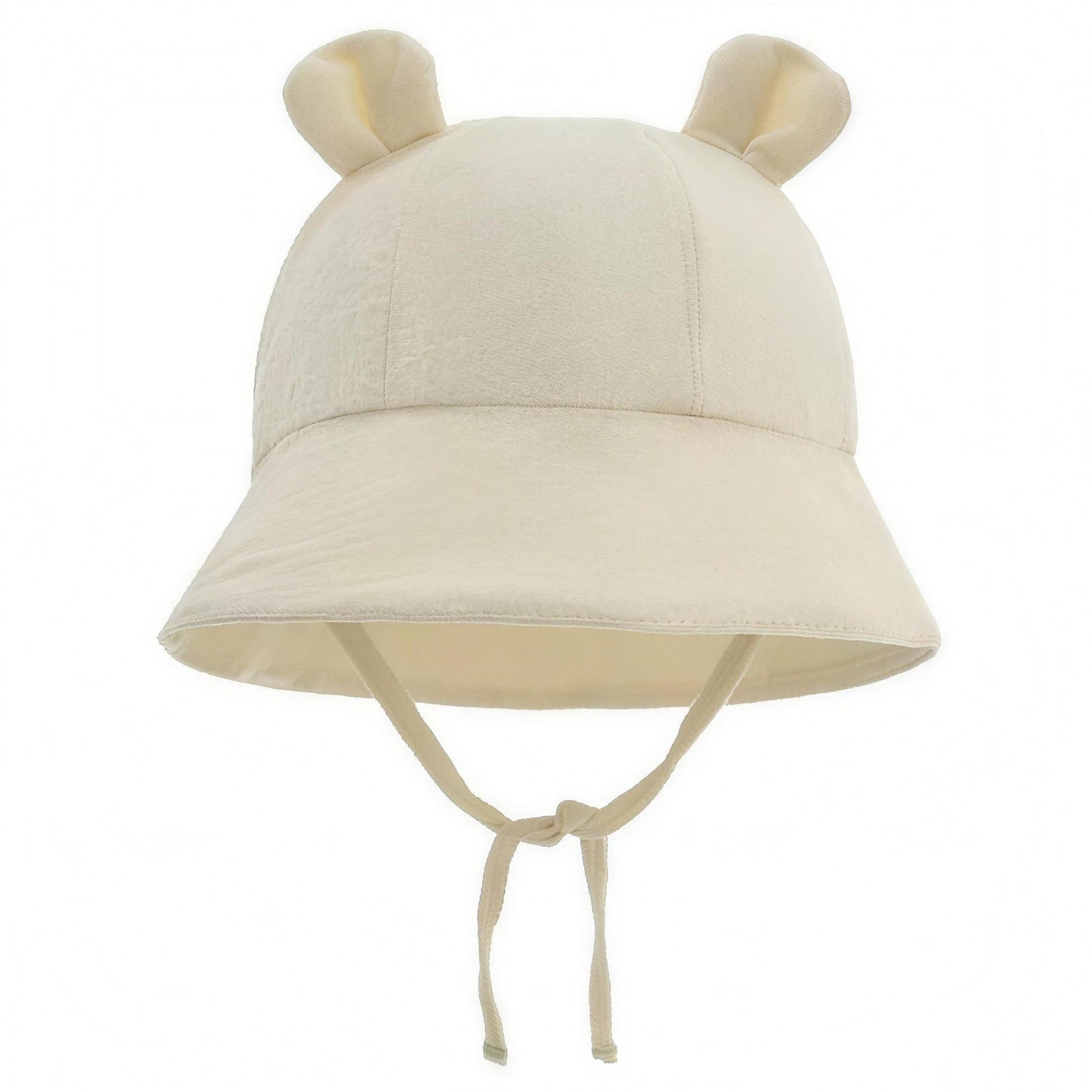 Bear Ear Bucket Hat - Cream