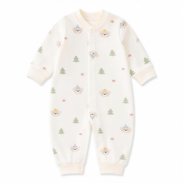 Crown Bear Romper - professional studio photo