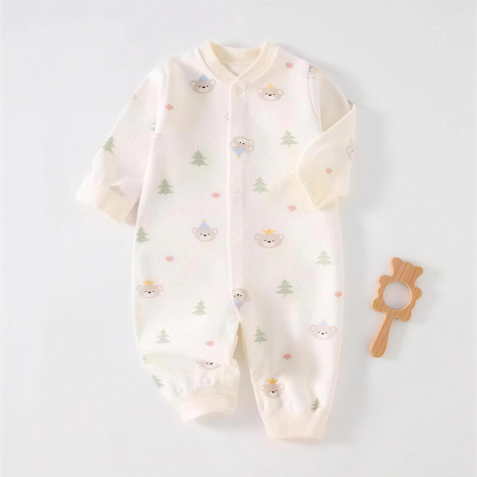 Crown Bear Romper - lifestyle photo