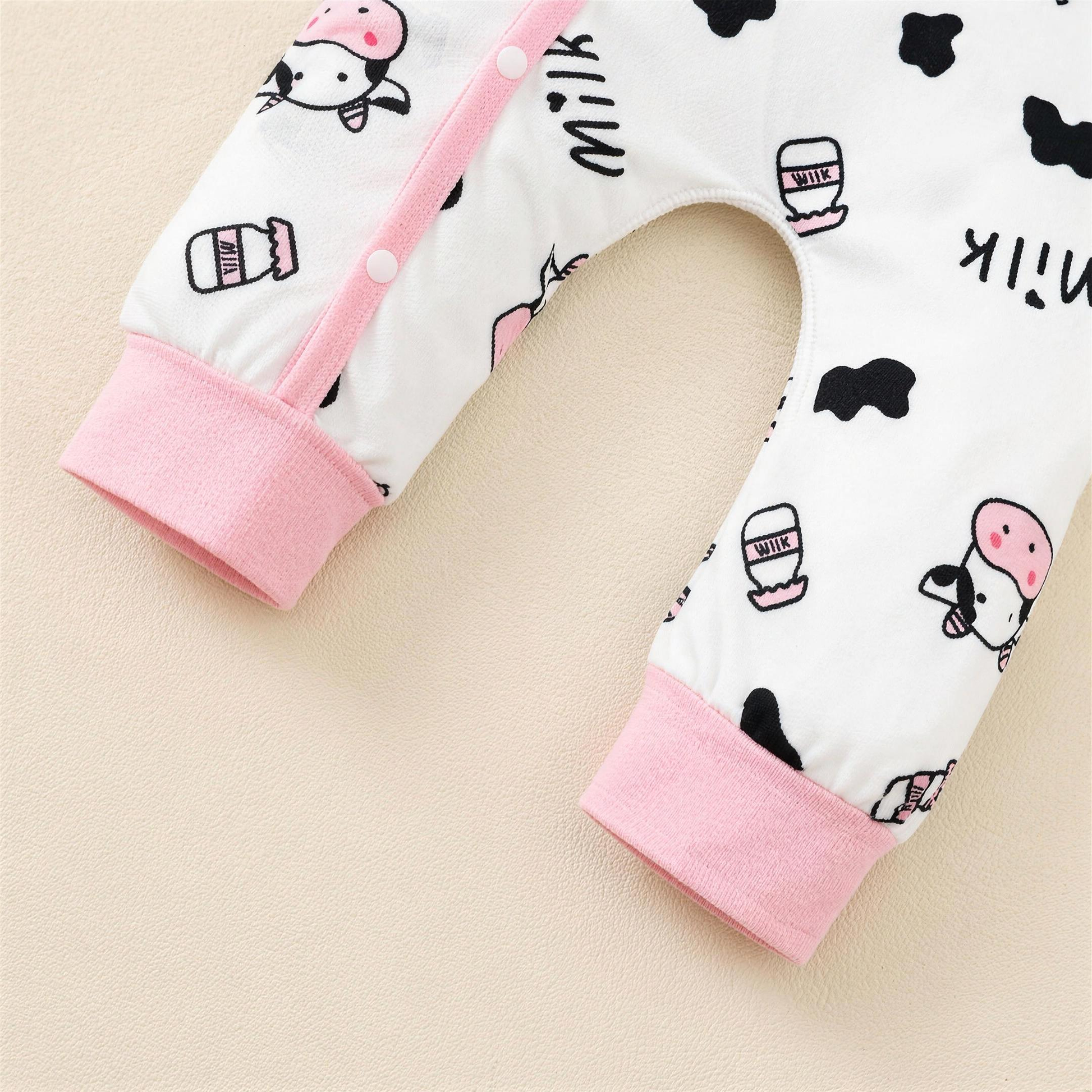 Cow Print Bow Romper - extra 3