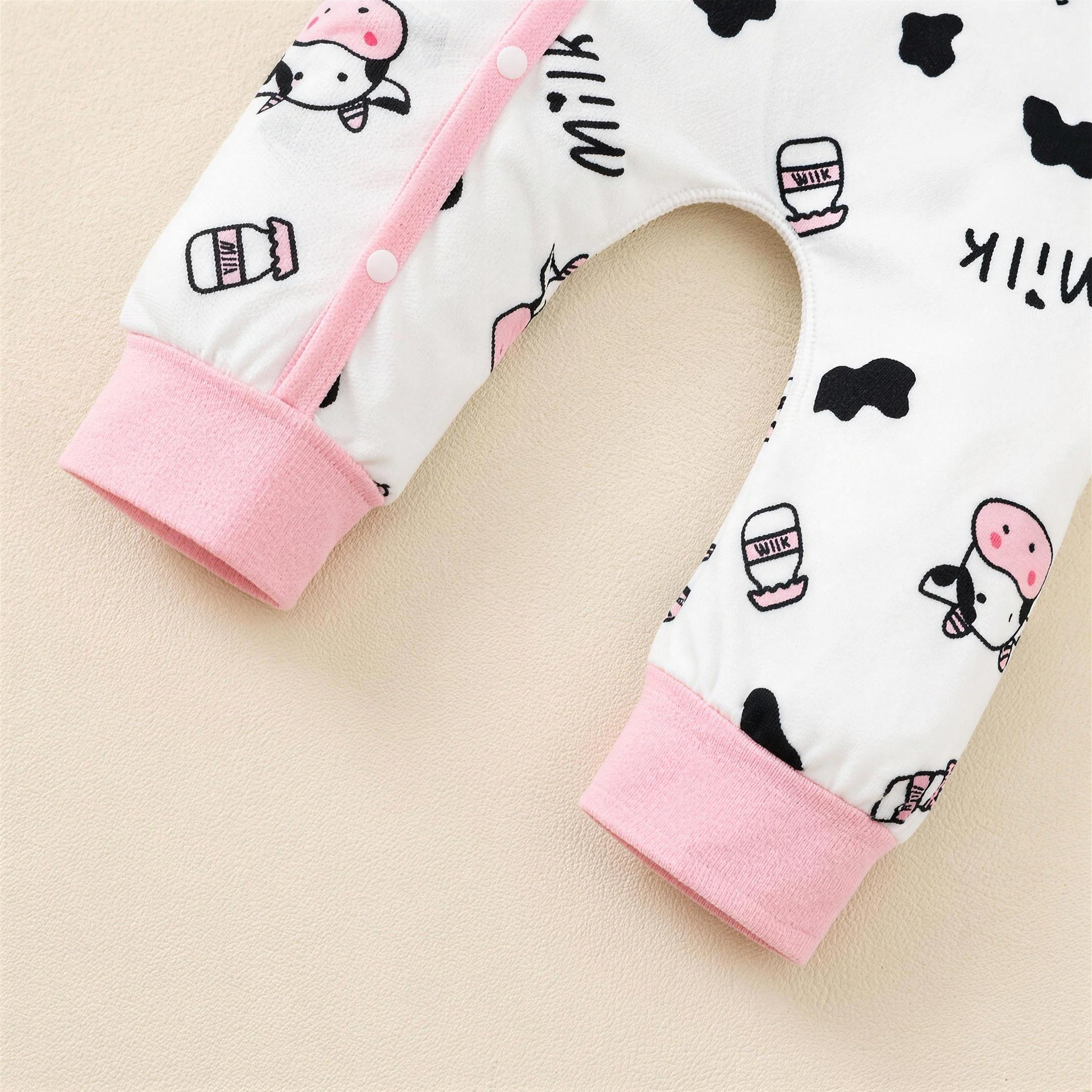 Cow Print Bow Romper - extra 3