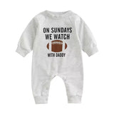 Sunday Football Baby Romper