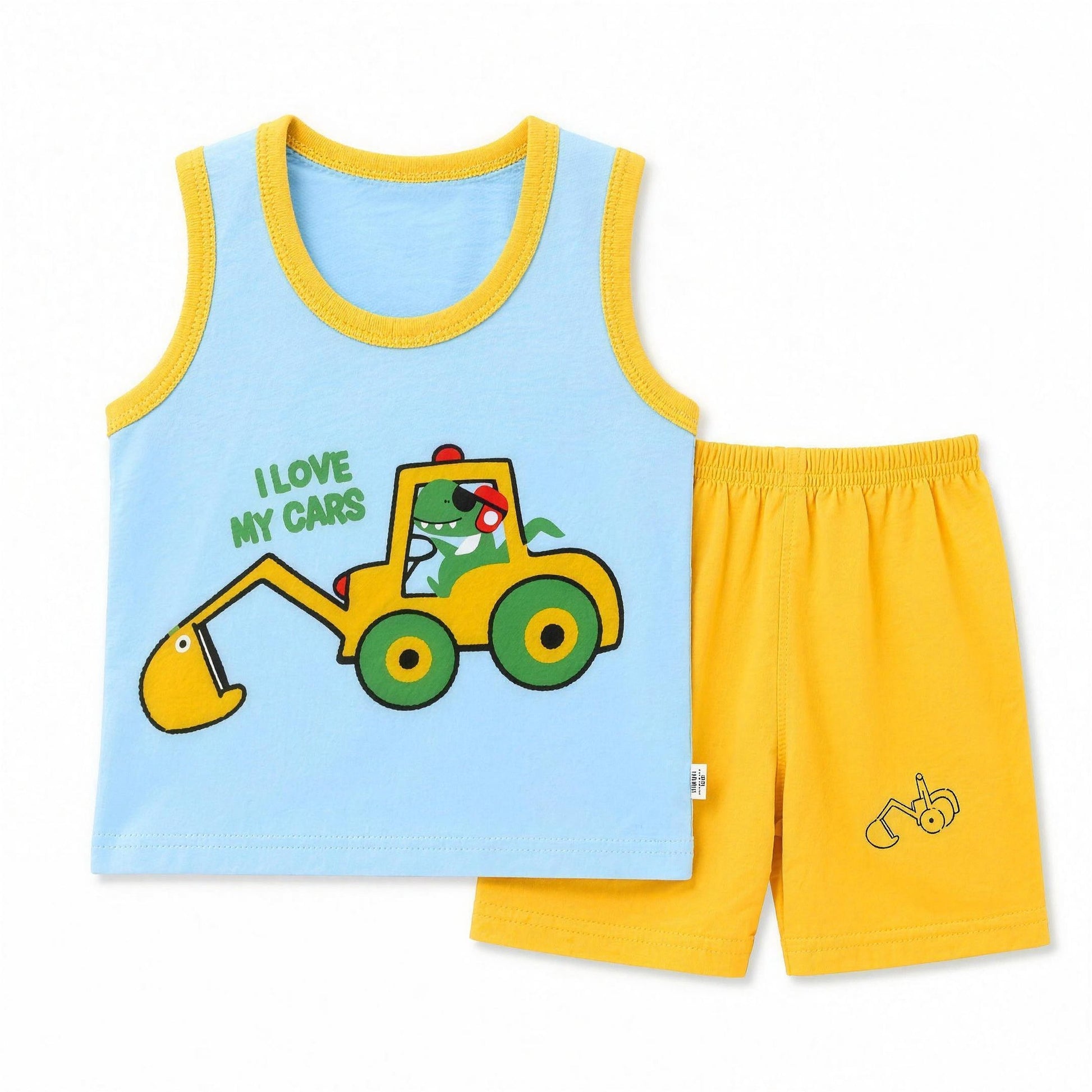 Digger Dino Summer Set - professional studio photo