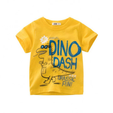Dino Dash Tee - professional product photo on white background