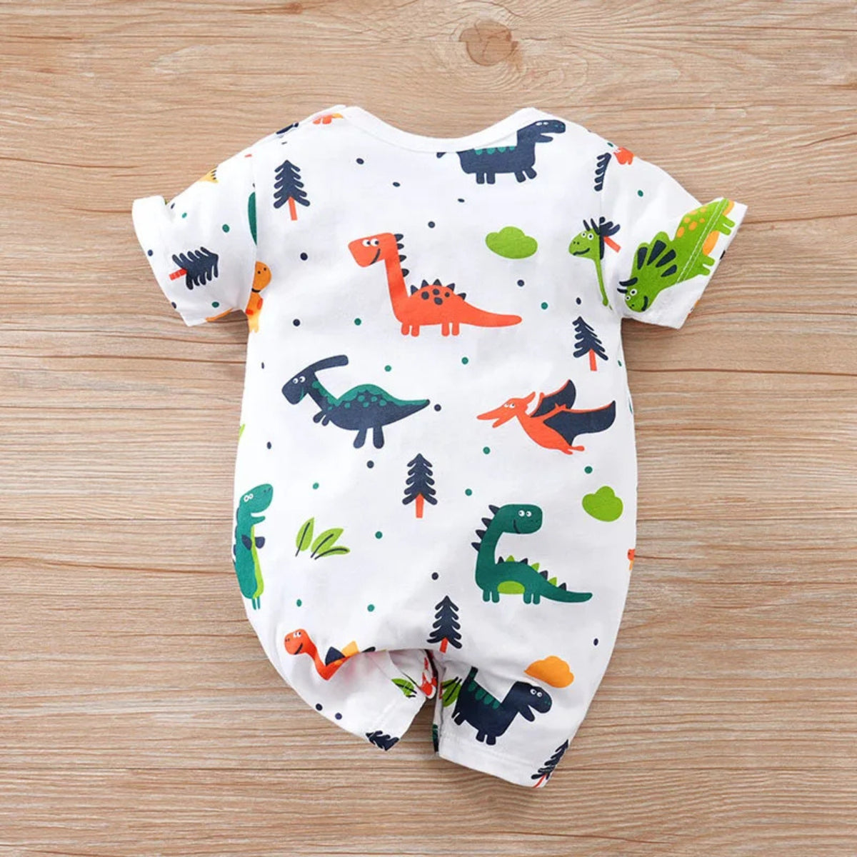 Dino Fun Baby Romper - additional view, baby and toddler clothing product photo