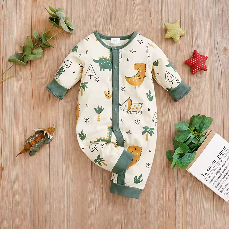 Dino Safari Baby Romper