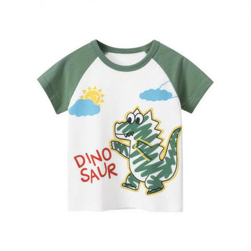 Dino Saur Tee - professional product photo on white background