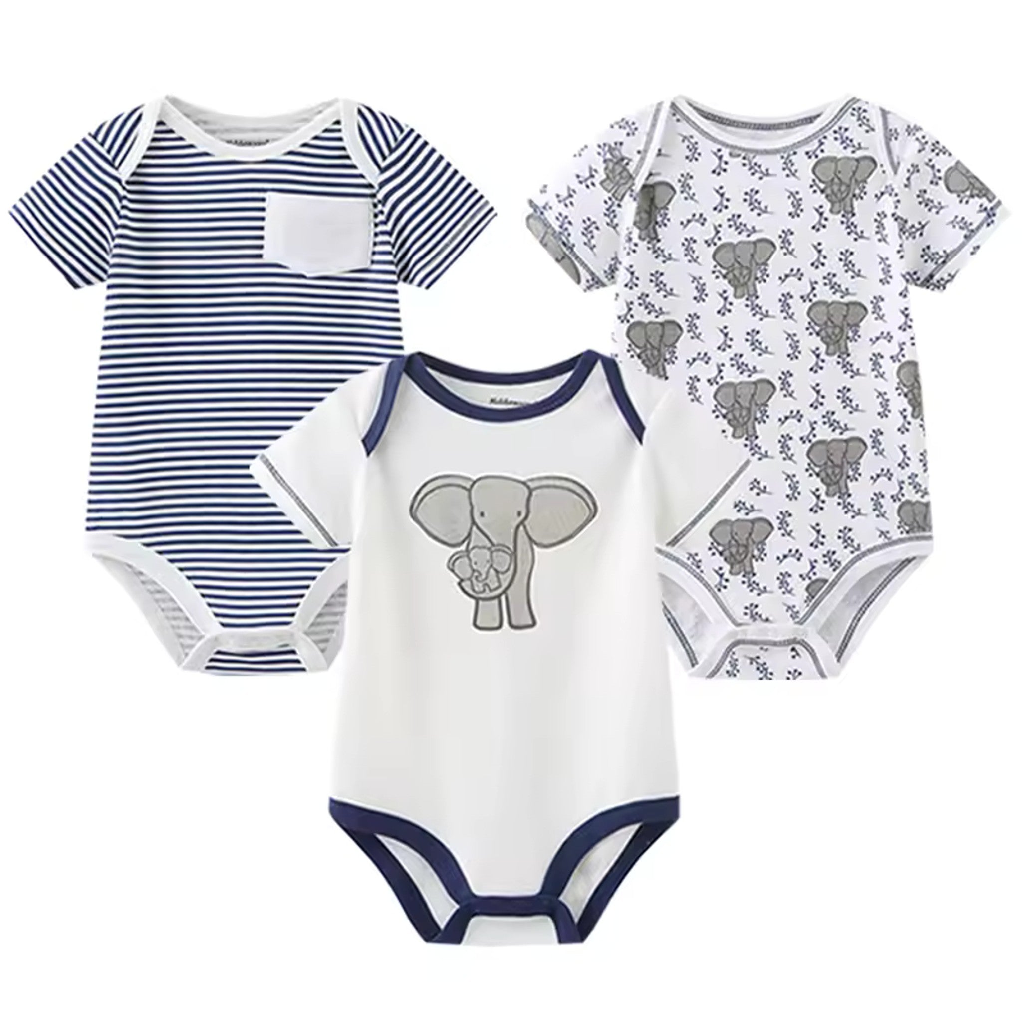 Elephant & Stripe Set - front