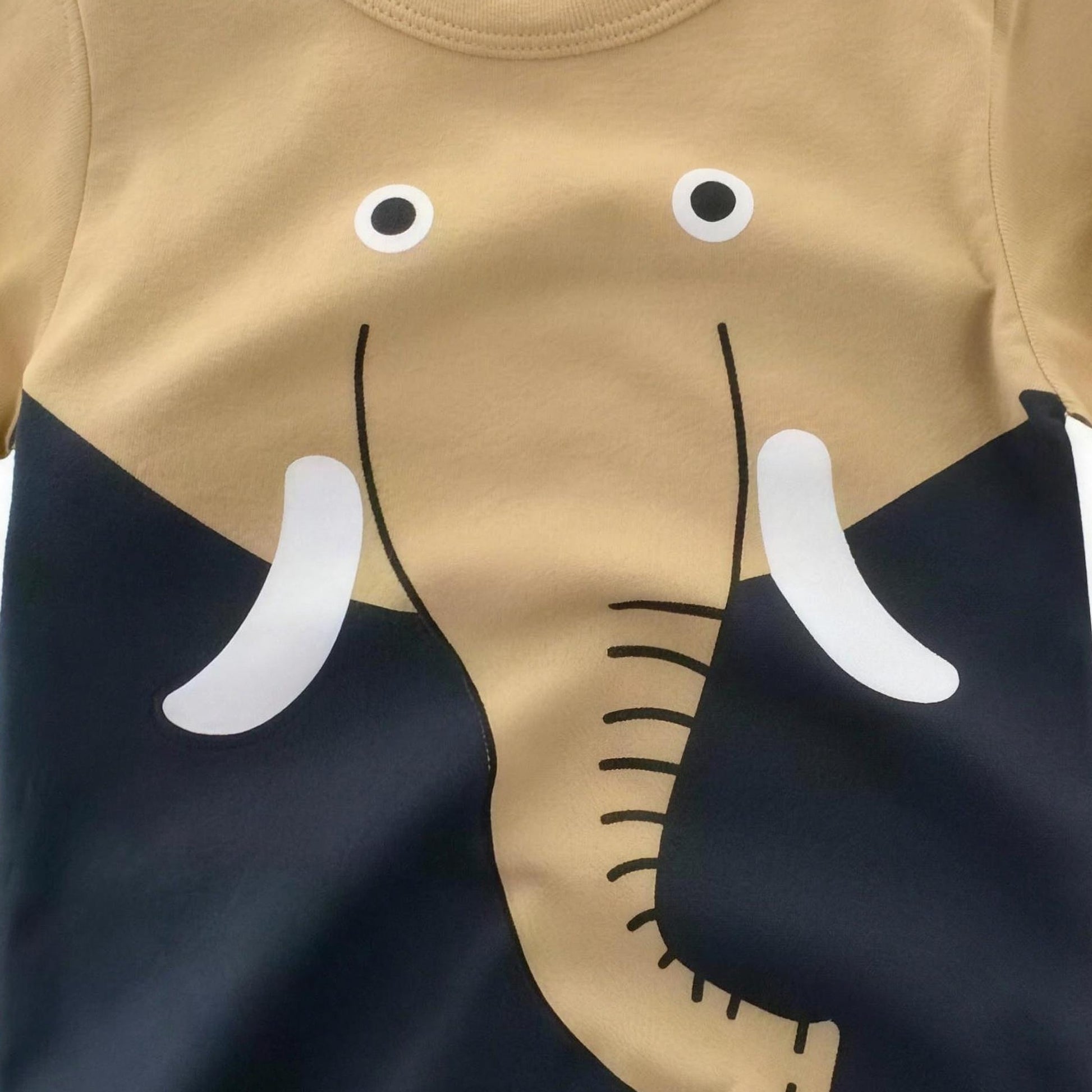 Elephant Face Tee - graphic detail view