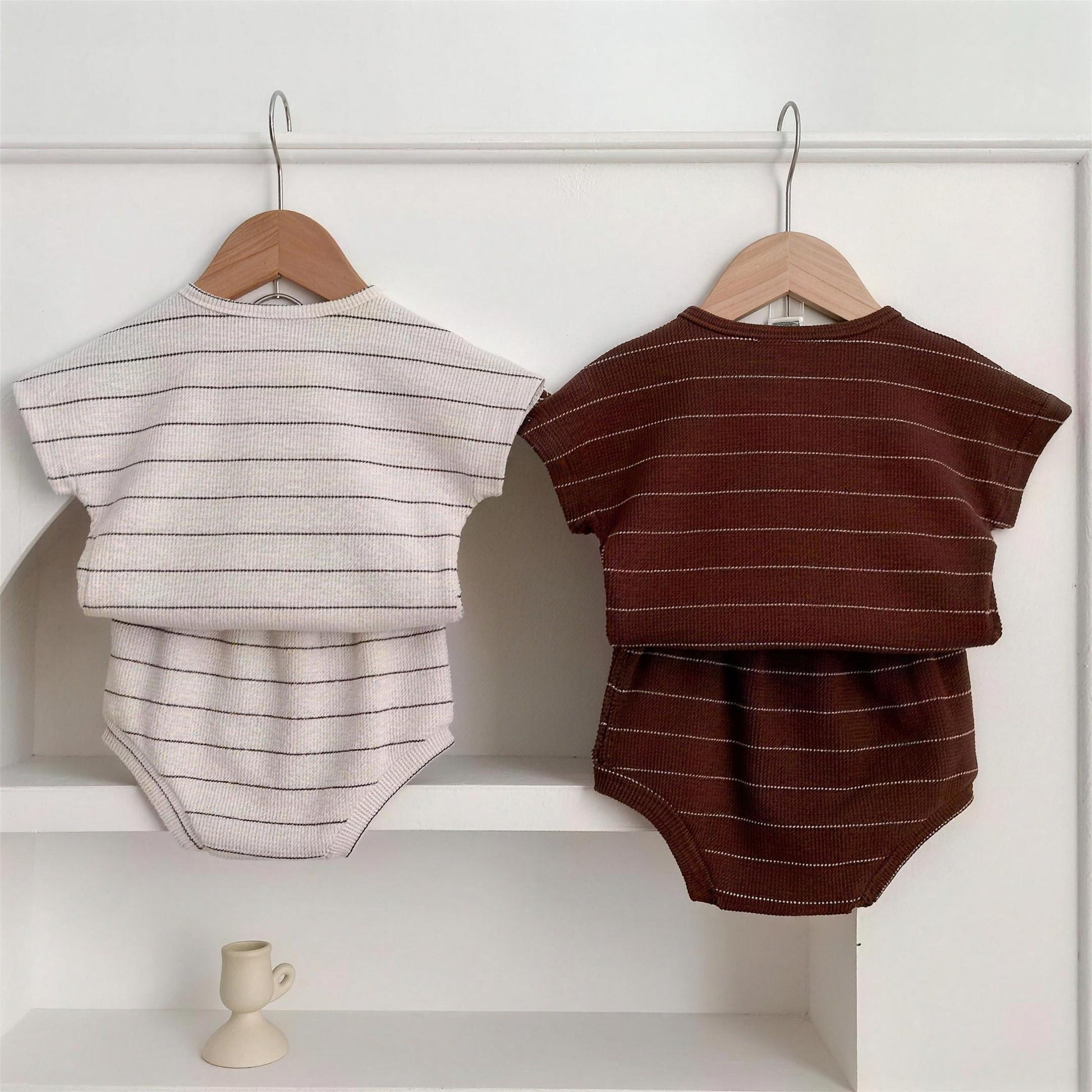 Striped Henley Set - additional photo