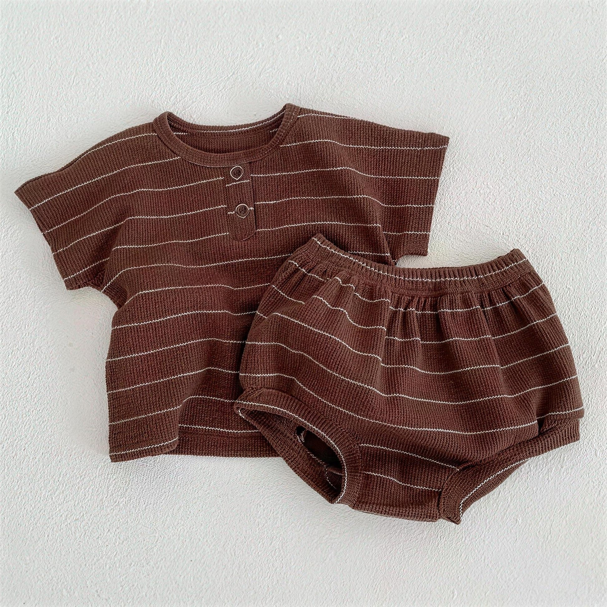 Striped Henley Set - additional photo