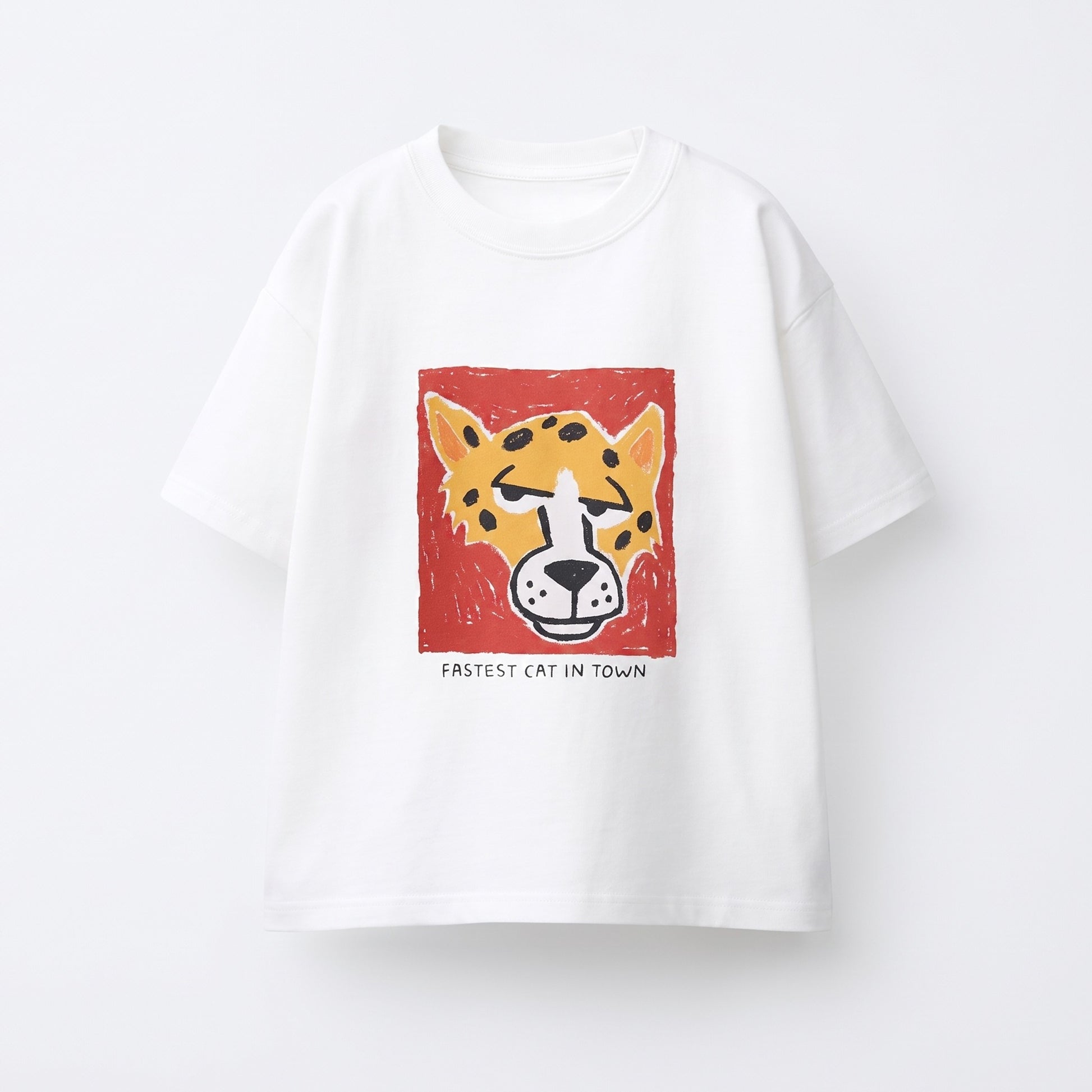 Fastest Cat Tee in Wide Detail - baby and toddler t-shirts, professional product photo