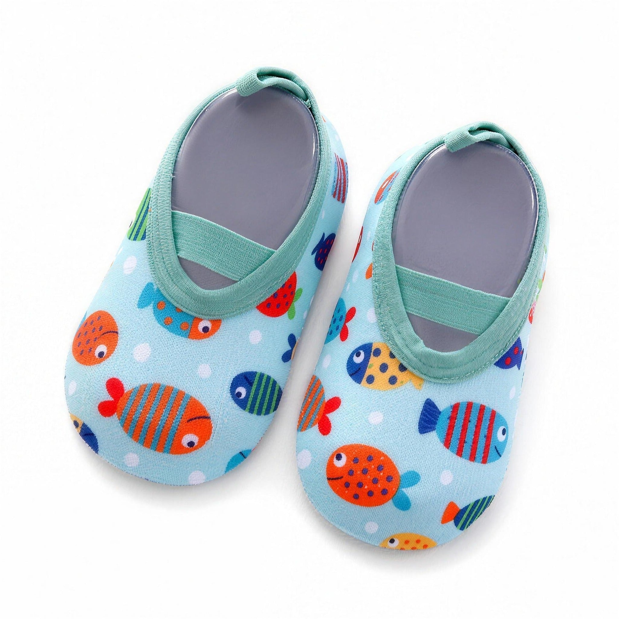 Aqua Water Shoes - Fish Print