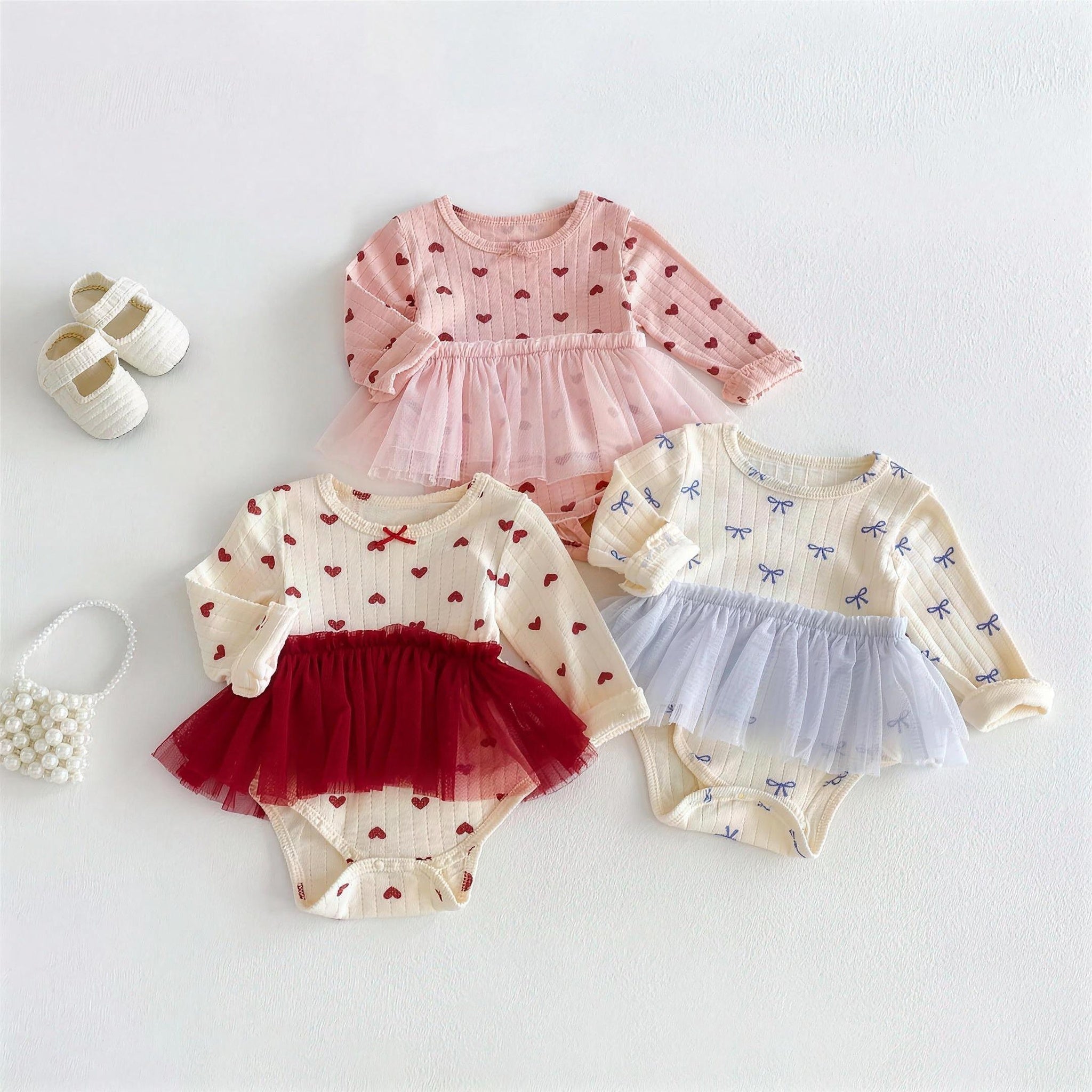 Heart Tutu Romper Dress - additional photo
