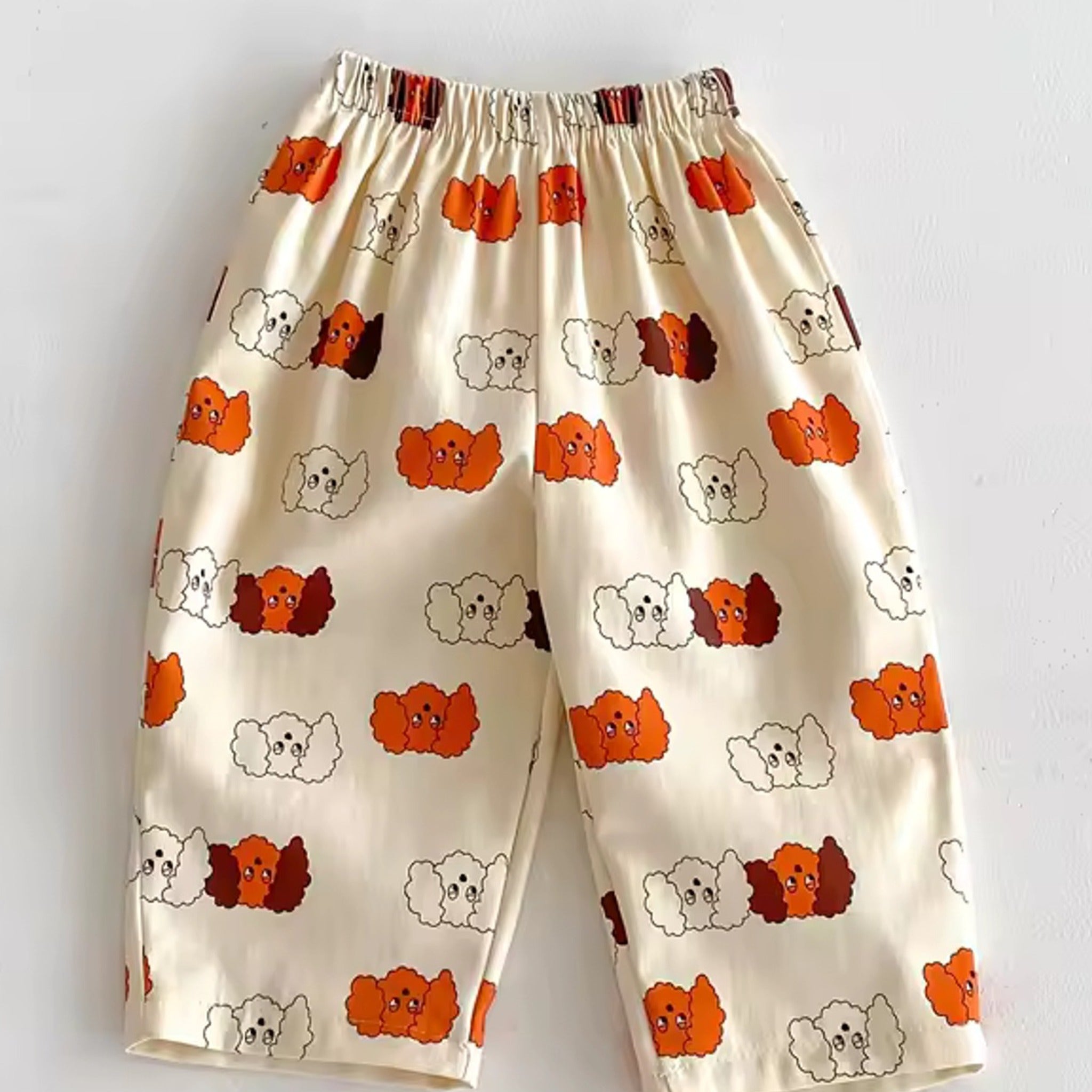 Poodle Summer Pants in Fluffy Medium Detail - baby and toddler pants, professional product photo