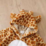 Giraffe Plush Hooded Onesie