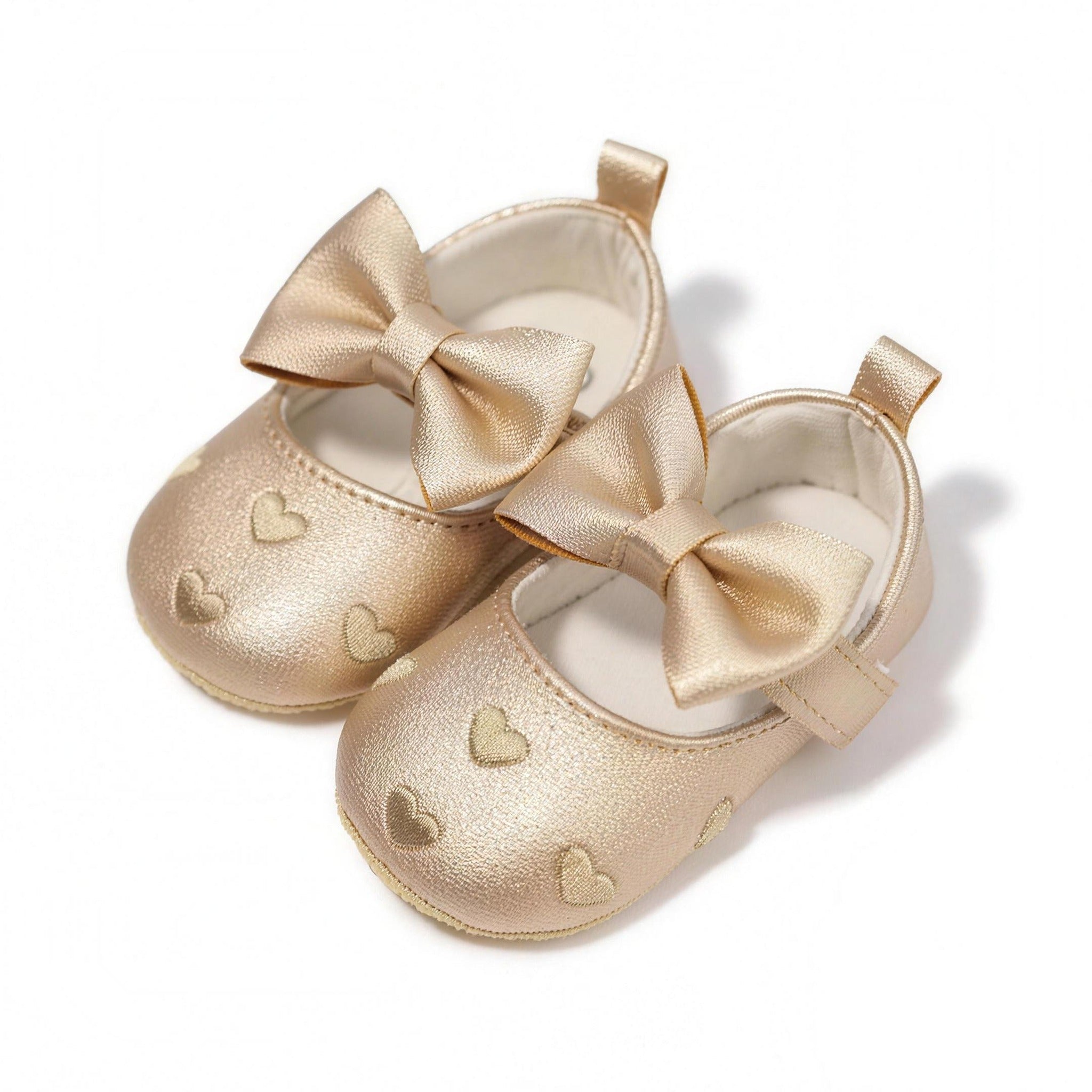 Sweetheart Mary Jane - Gold - professional product photo on white background