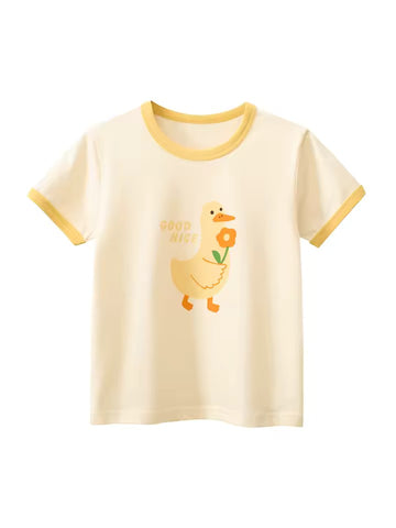 Good Duck Tee, girls baby and toddler t-shirt, professional product photo on white background