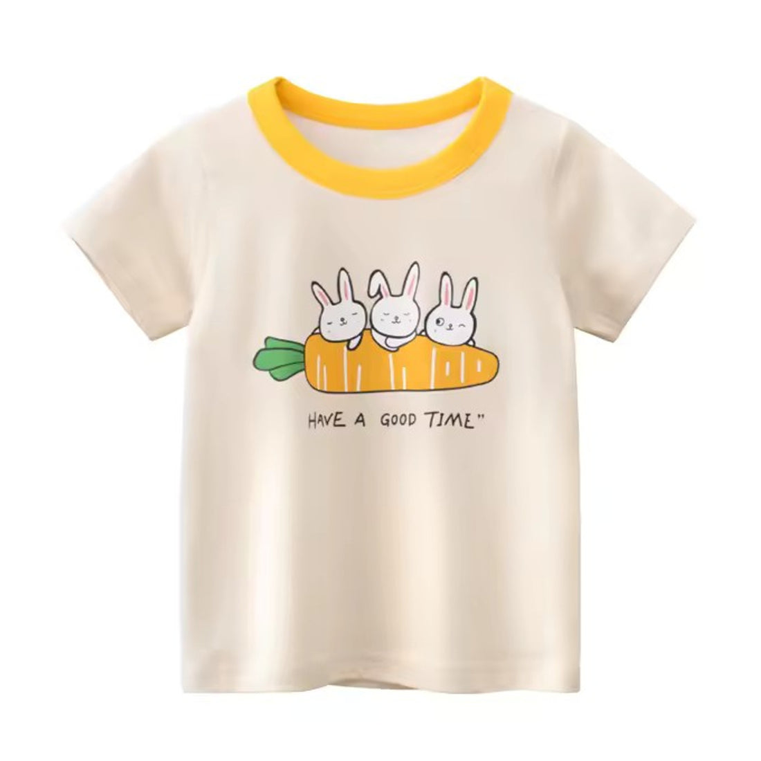 Good Time Tee, girls baby and toddler t-shirt, professional product photo on white background