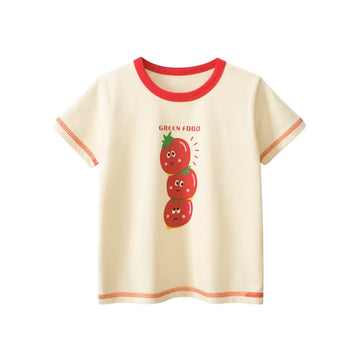 Green Food Tee, girls baby and toddler t-shirt, professional product photo on white background