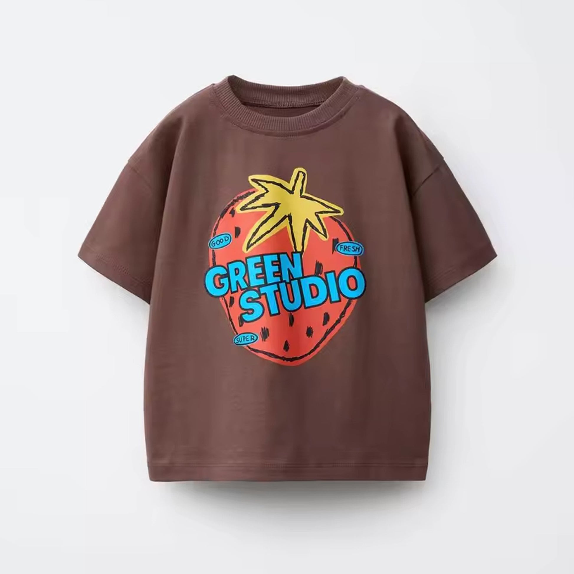 Green Studio Tee - print detail