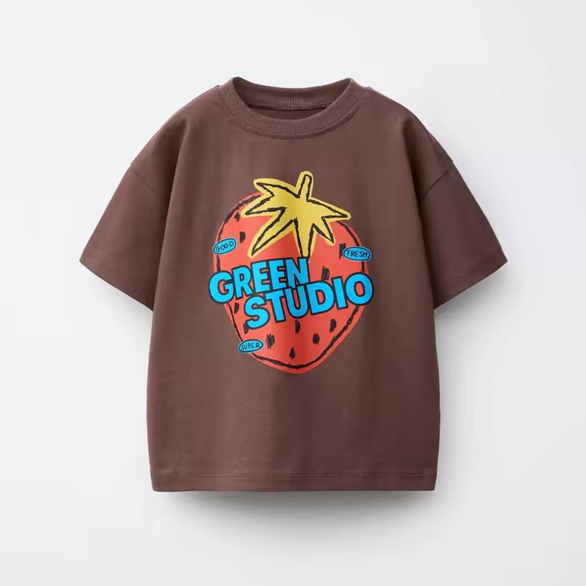 Green Studio Tee - print detail