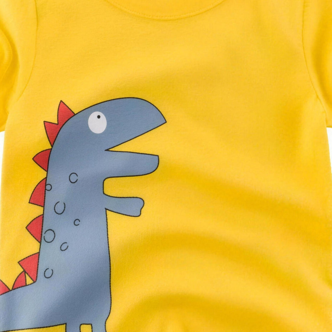 Grey Dino Tee - professional product photo on white background