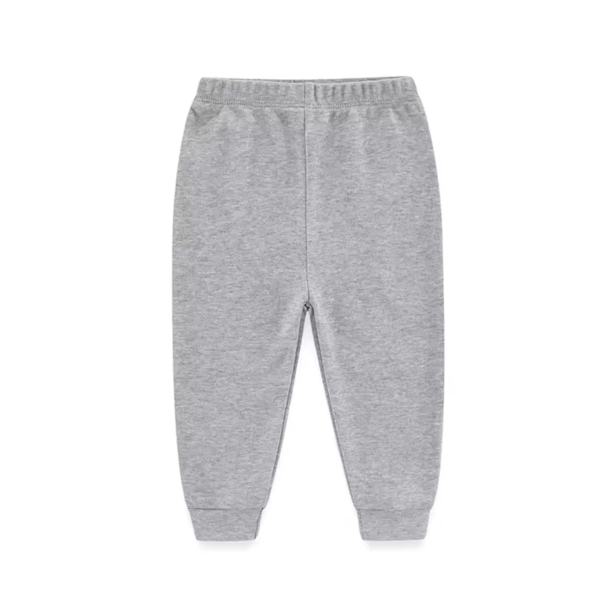 Basic Cuffed Pants - Grey