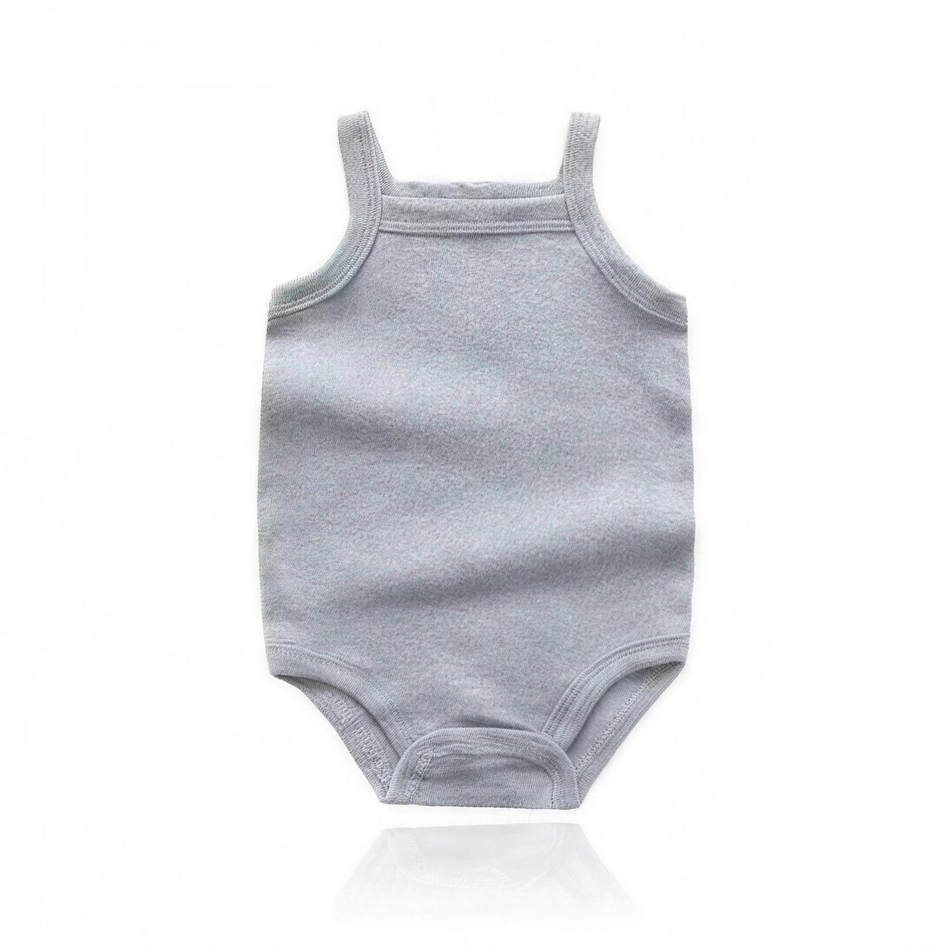 Tank Strap Bodysuit - Heather Gray