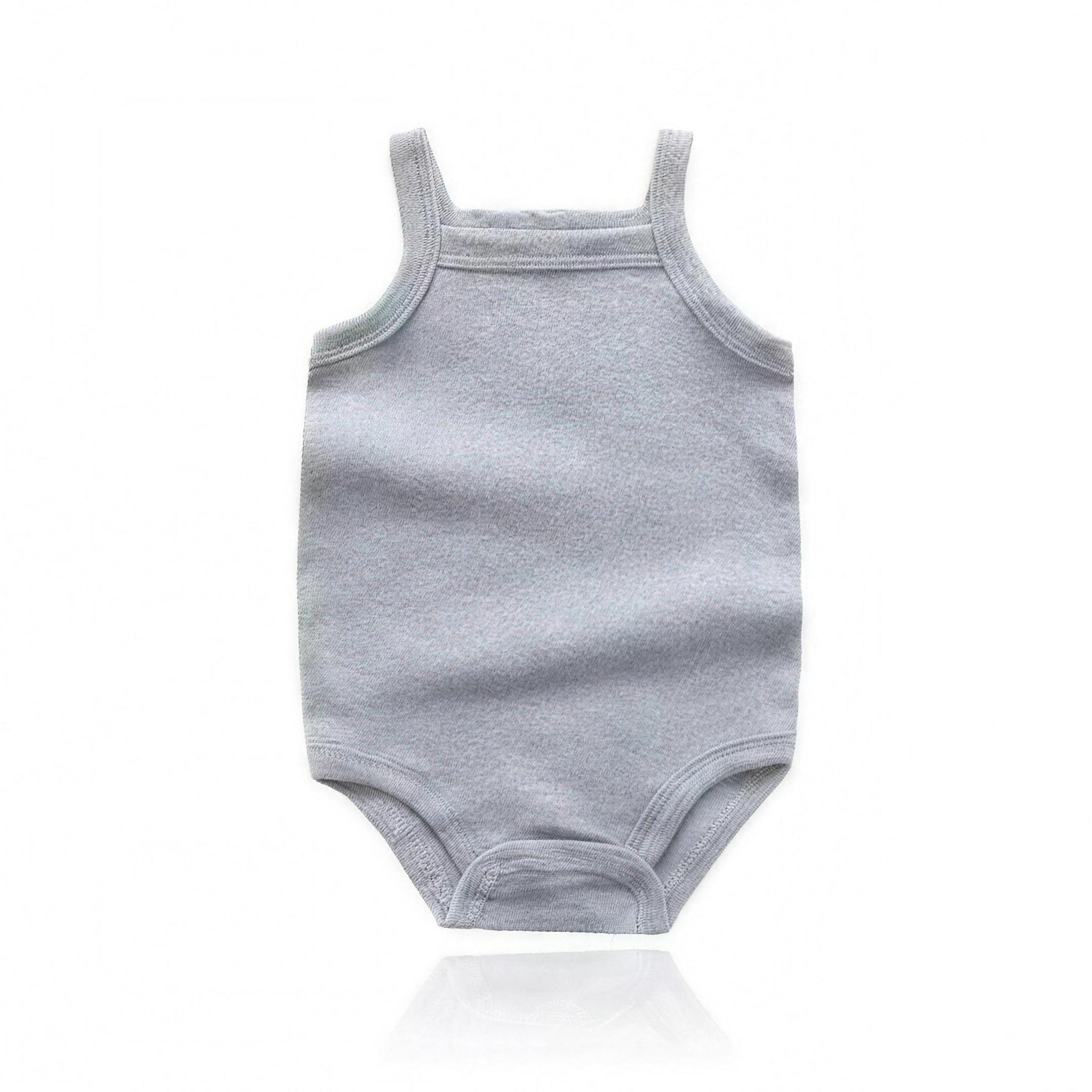 Tank Strap Bodysuit - Heather Gray