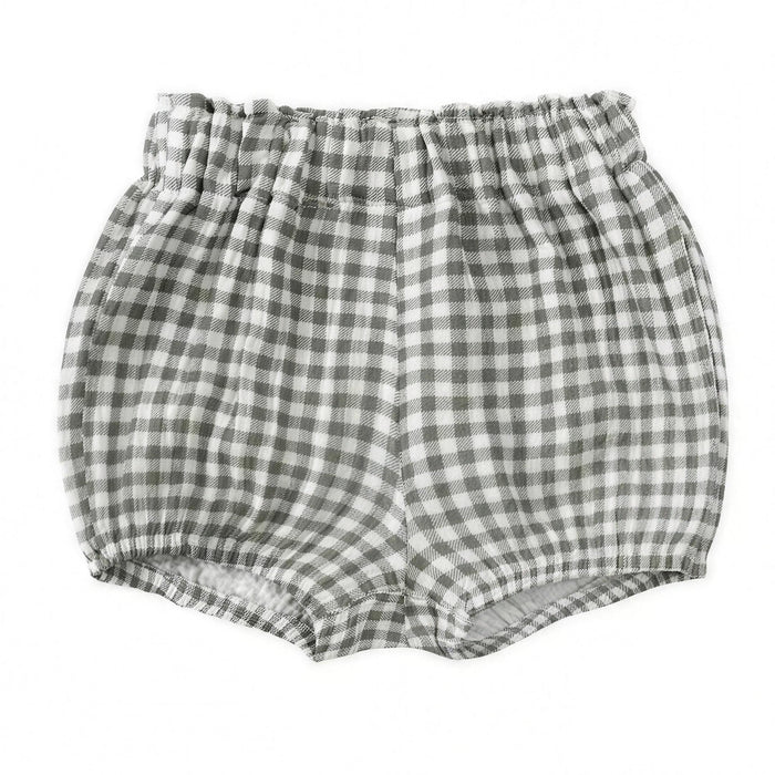 Grey Gingham Bloomer Shorts