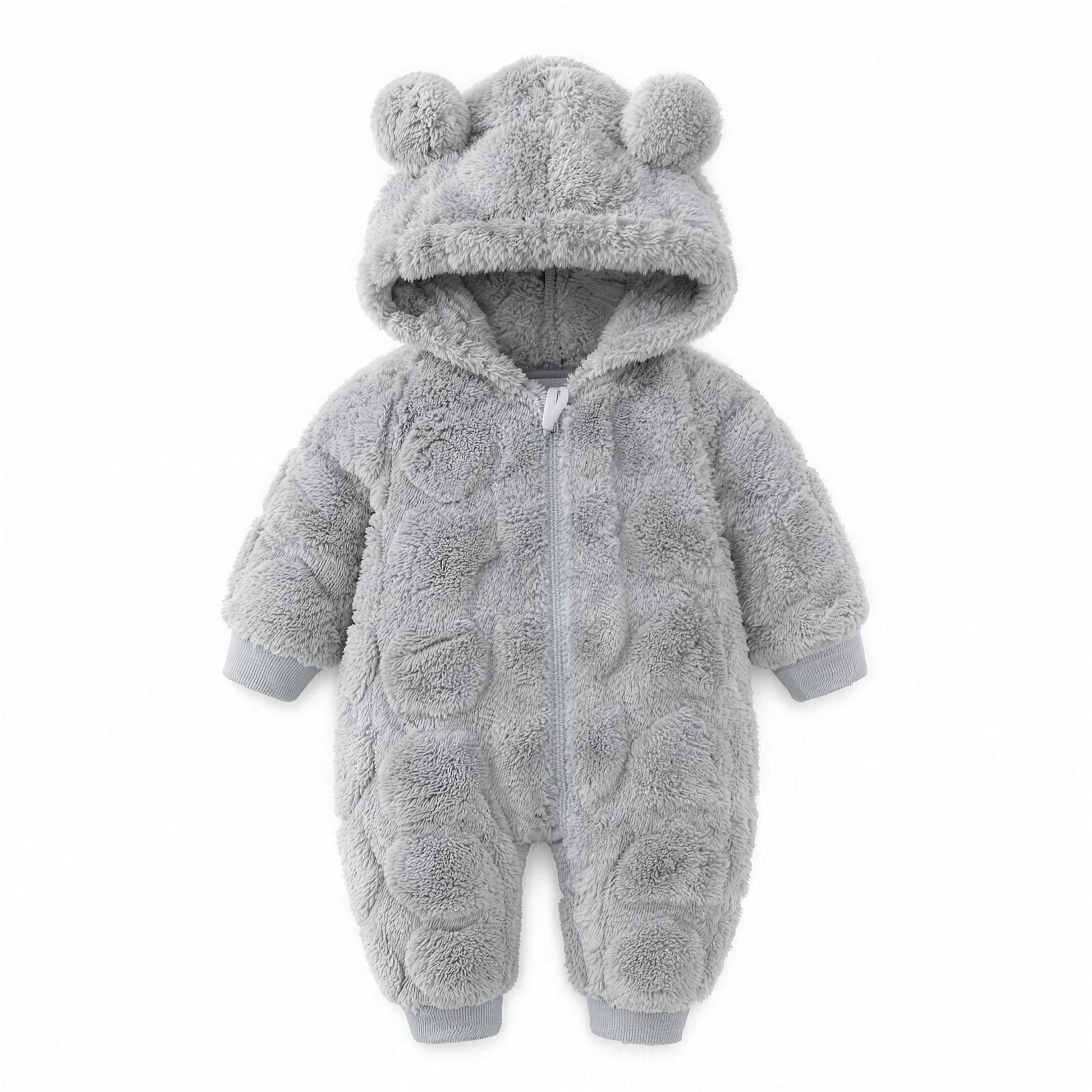 Sherpa Bear Snowsuit - Grey - professional studio photo