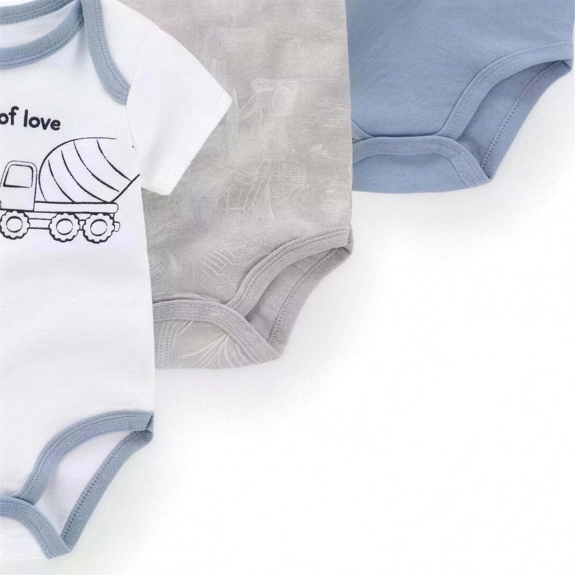 Haul Lot Of Love Bodysuit Set - fabric and print detail