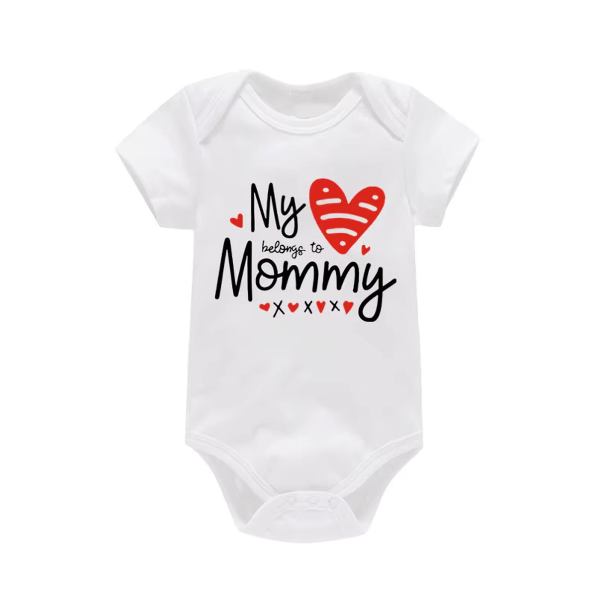 Heart Belongs To Mommy Romper