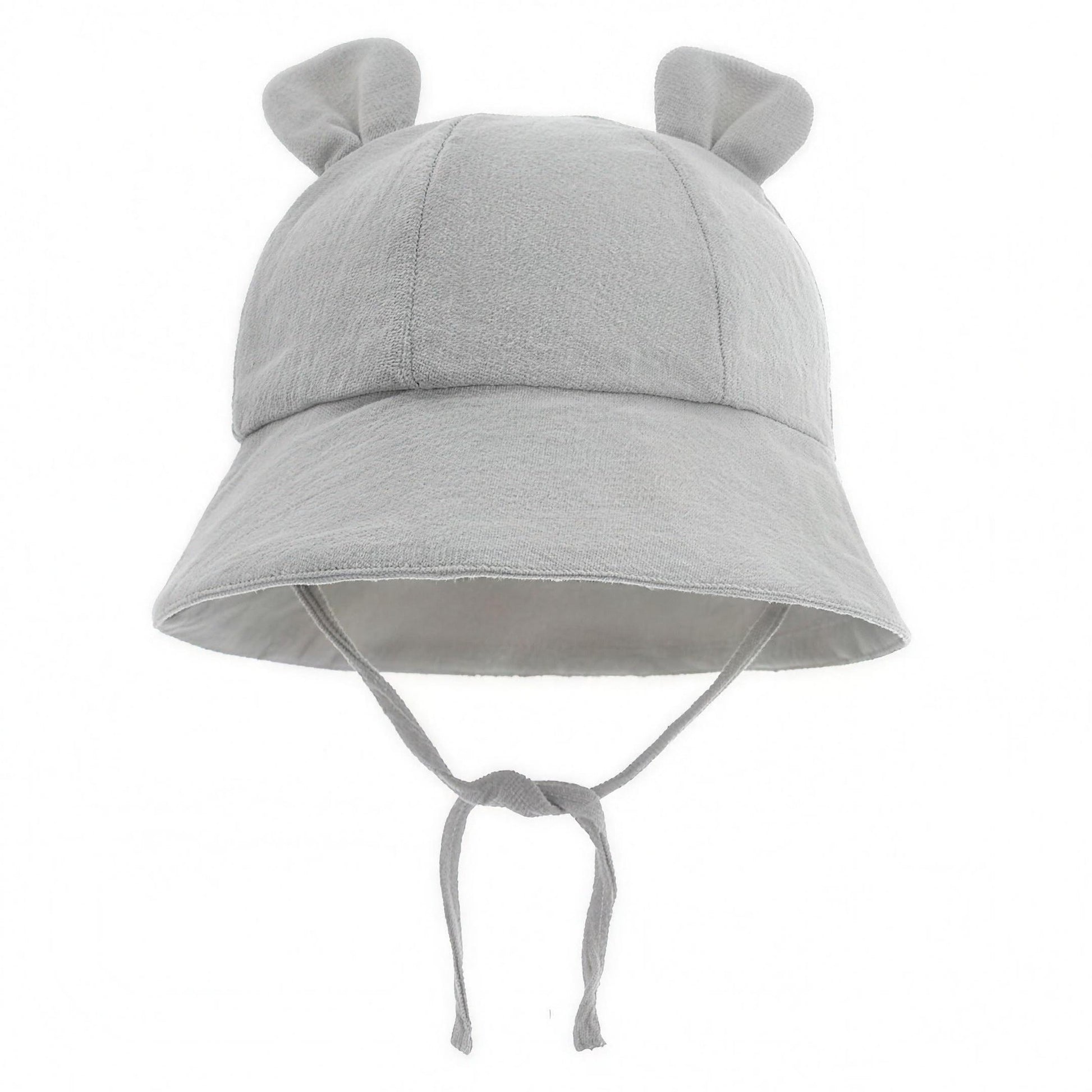 Bear Ear Bucket Hat - Heather Gray