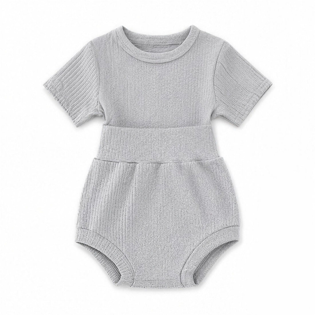 Ribbed Bubble Romper - all colors, professional studio photo