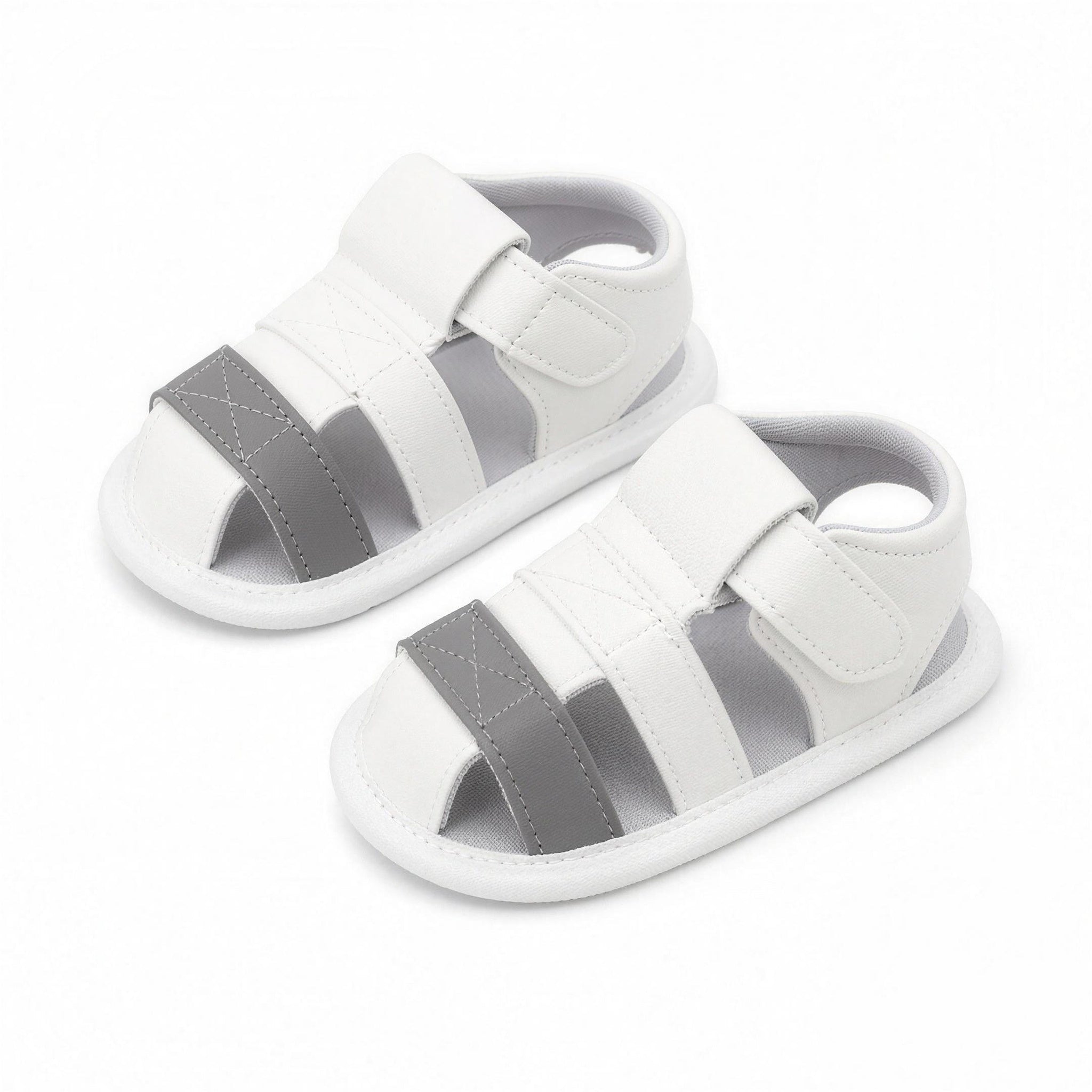 Colorblock Sport Sandals - Heather Gray