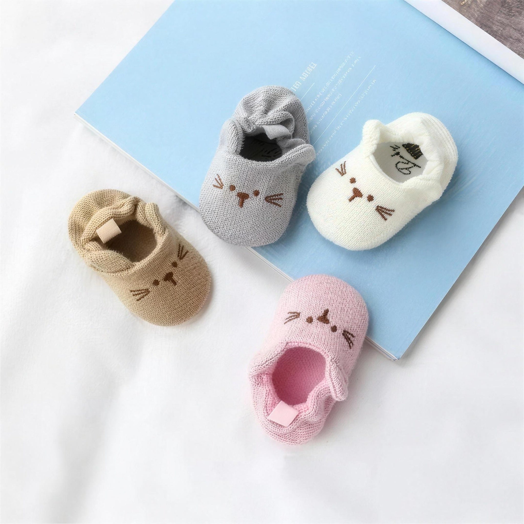 Kitty Ear Knit Booties - additional photo