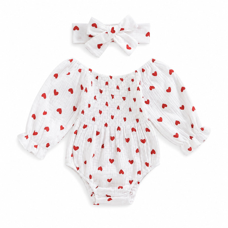 Heart Full Romper Set