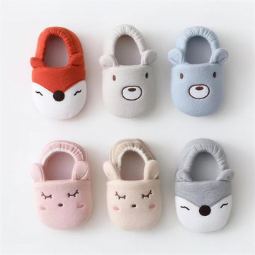 Sleepy Animal Booties - all 6 designs, professional studio photo