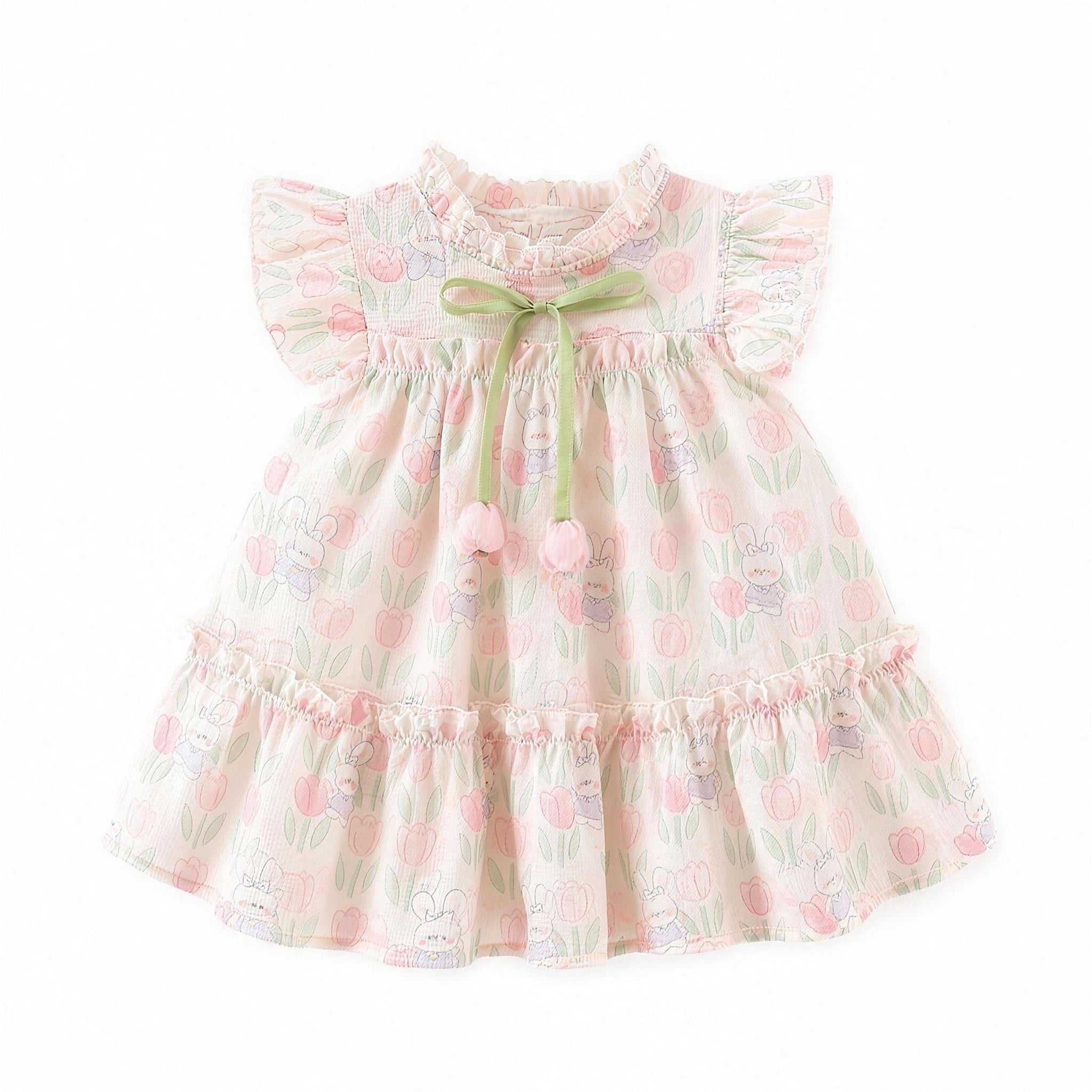 Tulip Bunny Dress - professional studio photo