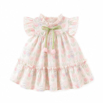 Tulip Bunny Dress - professional studio photo
