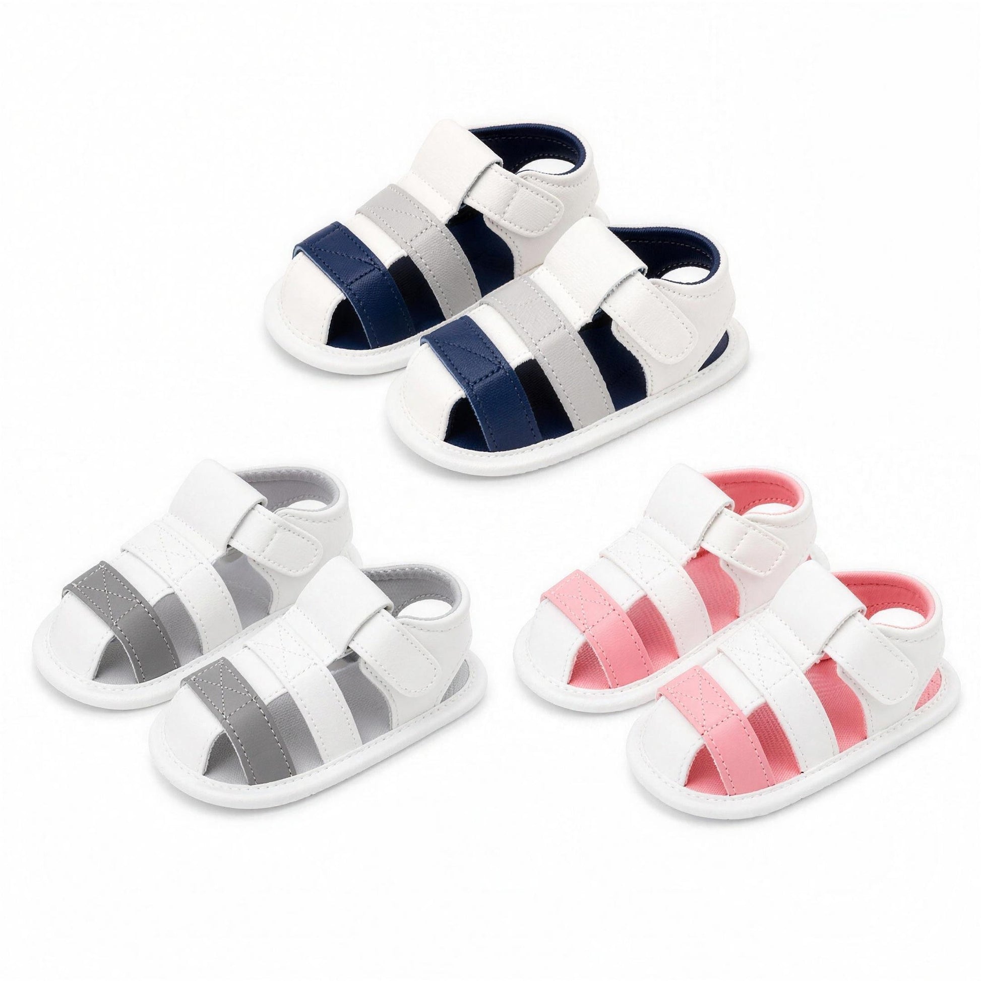 Colorblock Sport Sandals - all colors, professional studio photo