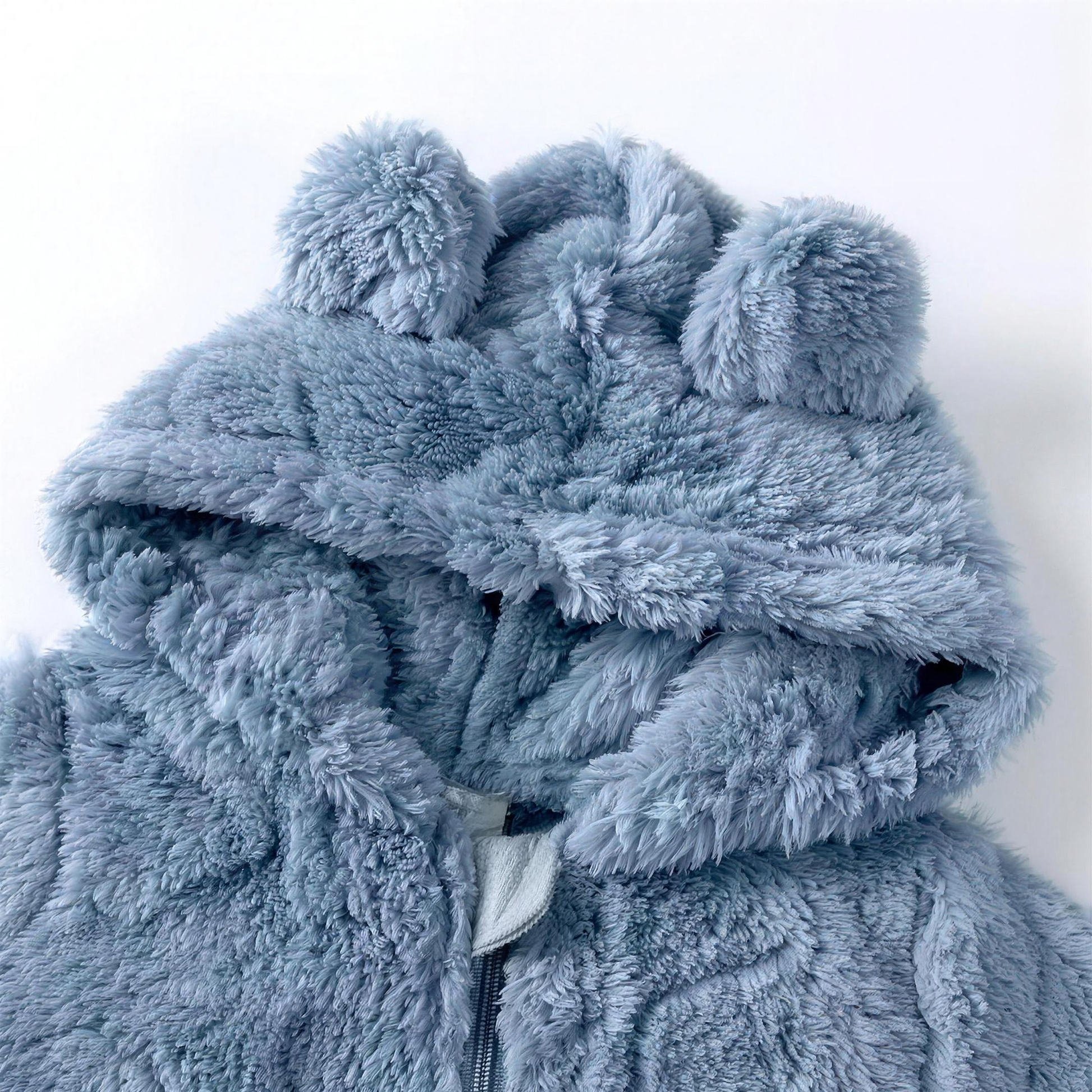 Sherpa Bear Snowsuit - detail photo