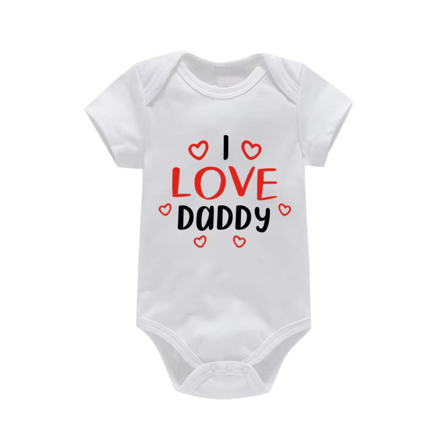 I Love Daddy Romper