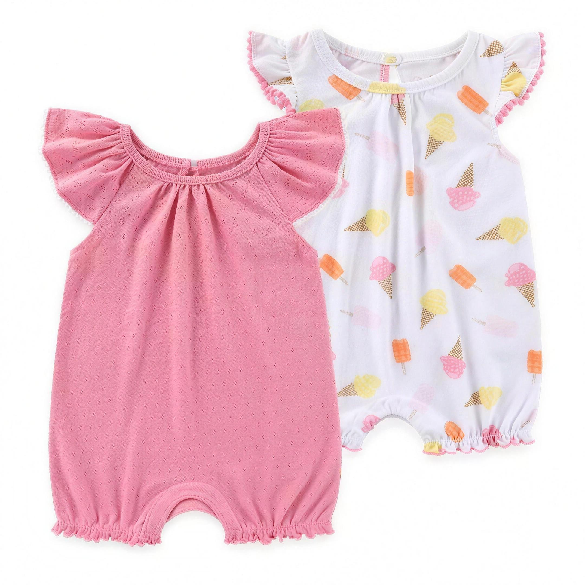 Icecream Print Romper Set - professional studio photo