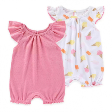 Icecream Print Romper Set - professional studio photo