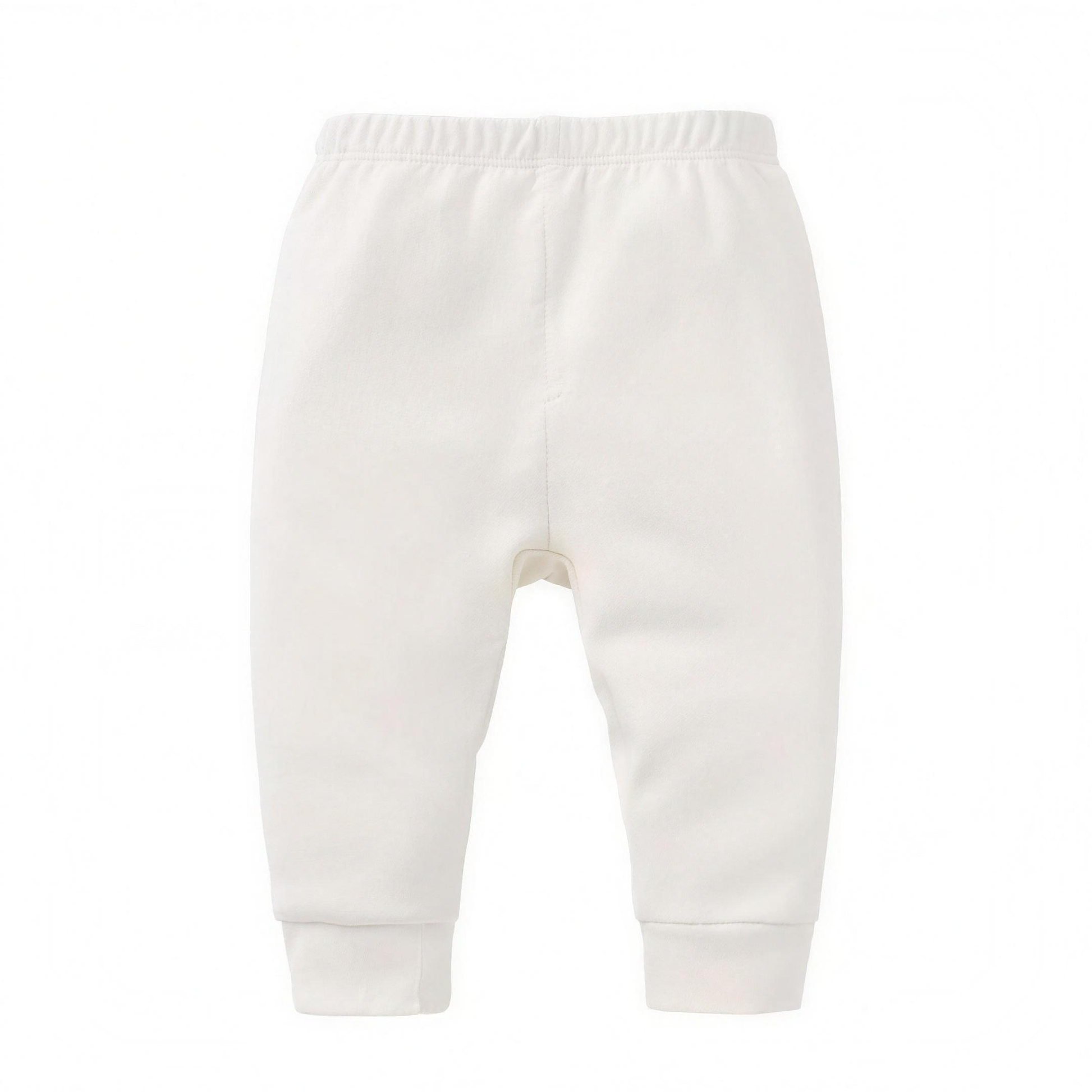 Classic Solid Baby Pants - Ivory