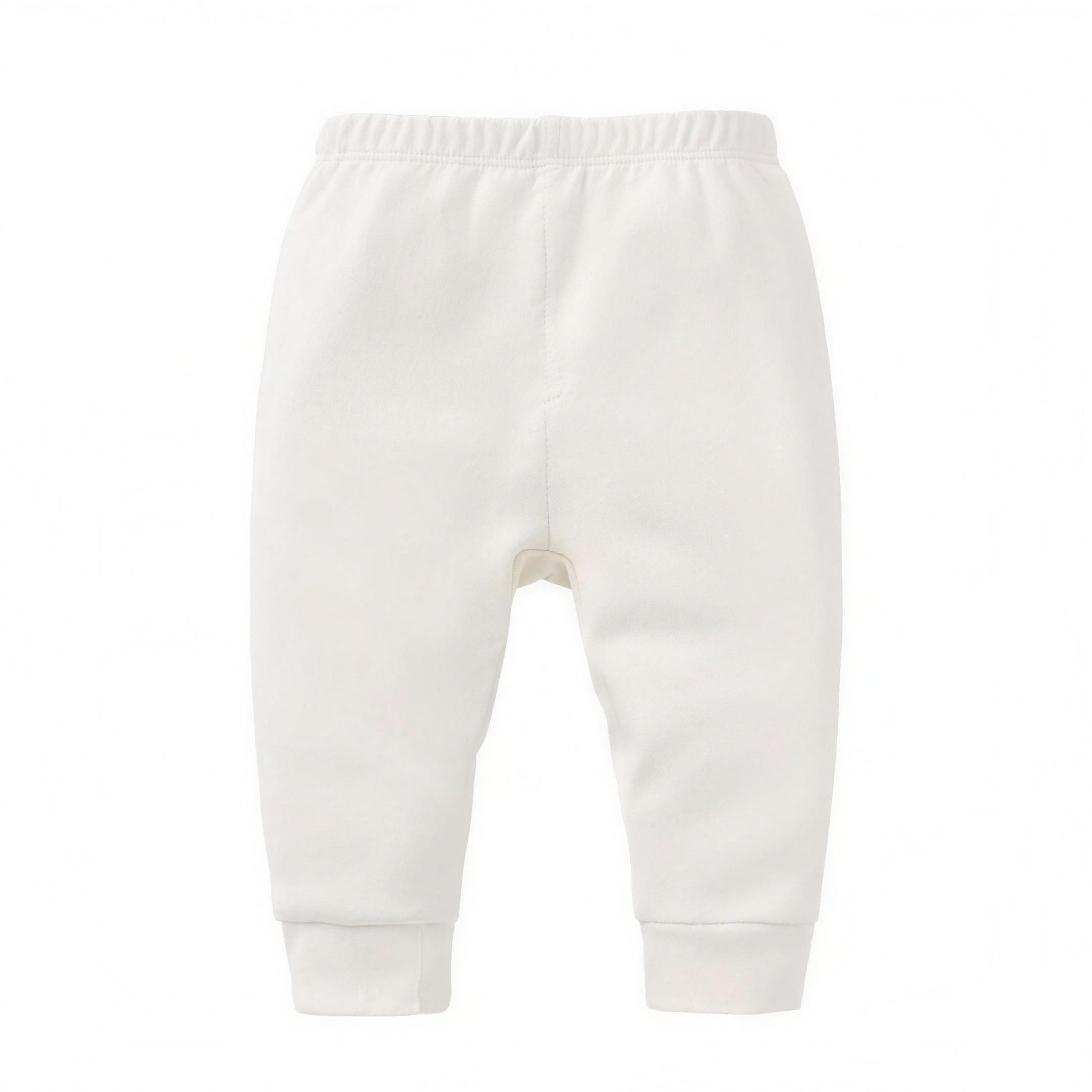 Classic Solid Baby Pants - Ivory
