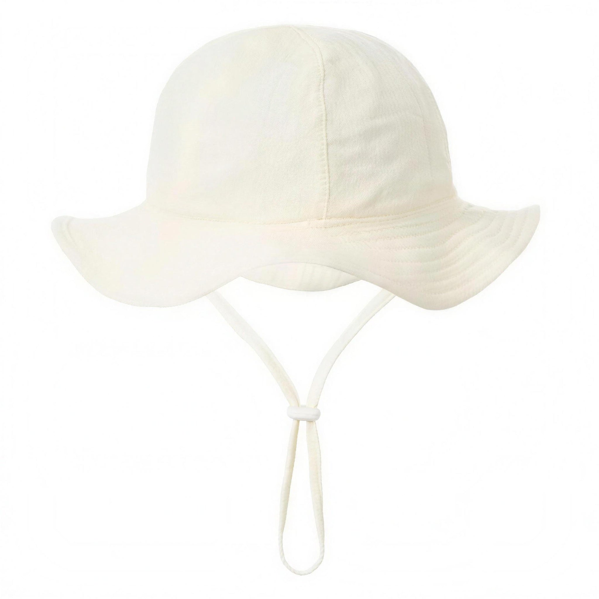 Cotton Bucket Hat - Ivory, professional studio photo